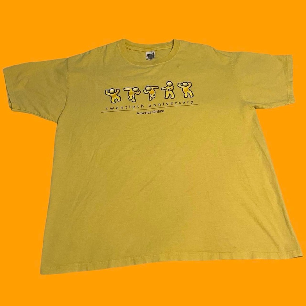 Vintage Y2K 2005 AOL America Online Computer
Internet Shirt
